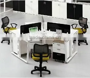 High Quality Cheap Office Desk for 3 Person,office Desk With Locking Drawers thumbnail-1