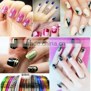 DIY Nail Art Decoration 3D Colorful Nail Tape Nail Art Stripe Tape thumbnail-4