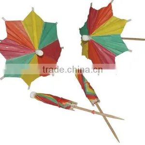 MM6009 Zick Zack Cocktail Umbrellas Decoration thumbnail-1