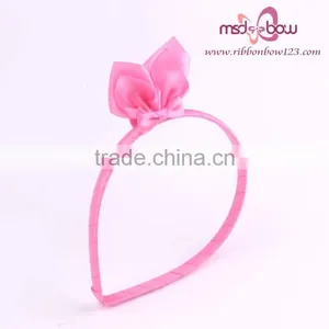 Red Satin Cute Ribbon Bows for Hair thumbnail-2