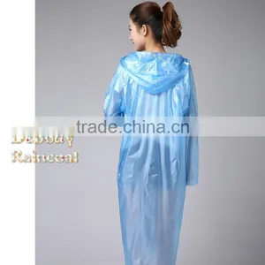 Beautiful Adult Long 100% Women PVC Raincoat thumbnail-4