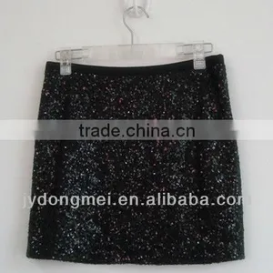 Sexy Lady Fashion Black Shining Short Skirt for Summer thumbnail-1
