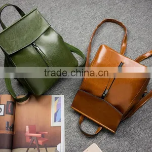 Zm35793a Fashion Vintage Women Bag Girls Leather Backpack thumbnail-5