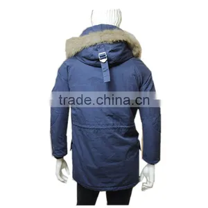 2014 2015 New Design Mens Long Coat Winter Parka Coats thumbnail-3