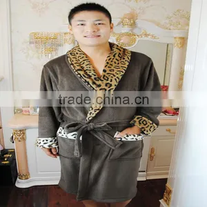 Luxury Combed Fleece Bathrobes for Men thumbnail-2