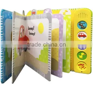Children Sound Board Book 5 Buttons Music Book With Die Cutting Patterns thumbnail-2