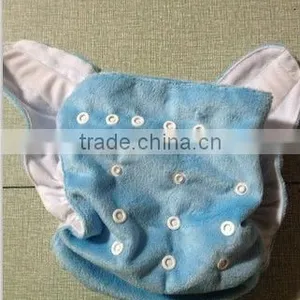 Customized Design Baby Minky Cloth Diaper With Absorbent Material thumbnail-1