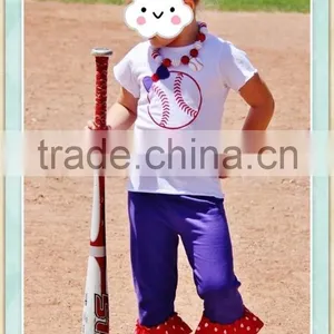 Baseball Girls Clothing Set 2017 Girls Boutique Sets Spring Summer Toddler Girl Spring Boutique thumbnail-2