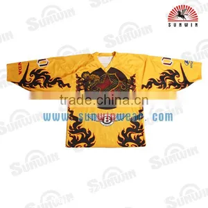 Wholesale Custom Men Women Blank Designer Ice Hockey Jerseys thumbnail-2