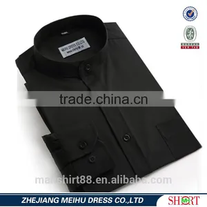 Men's Mandarin Collar Dress Shirts thumbnail-1