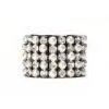 Fashion Crystal Rhinestone Jewelry Bridal Bracelets and Bangles for Women BN9903 thumbnail-1