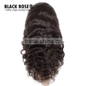 2016 Glueless Full Lace Human Hair Wigs for Black Women thumbnail-6