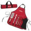 BBQ Foldable Apron Set, BBQ Tools Apron Set, Barbecue BBQ Apron, Chef's Set thumbnail-1