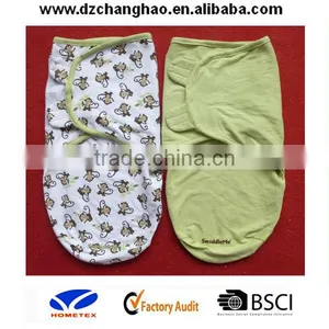 Infant Cotton Knitted Baby Muslin Wraps thumbnail-1