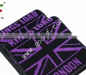 100% Cotton Yarn Dyed Jacquard Fitness Towel thumbnail-3