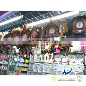 Plastic Candy Color House Shape Cuckoo Wall Clock thumbnail-3