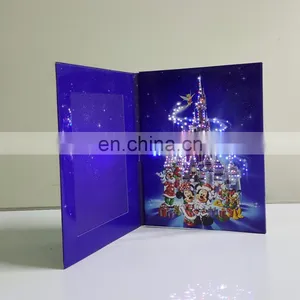 ShenZhen Factory Hot Selling Winter Season Light up Christmas Photo Picture Frame thumbnail-1