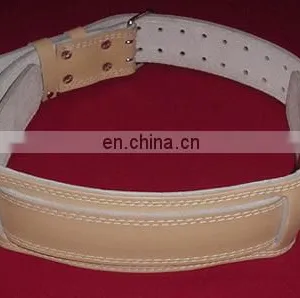 Genuine Leather Weightlifting Belt /Fitness Weightlifting Belt/ Weightlifting Belt With Padded thumbnail-1