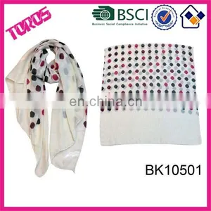FASHION WOMEN DOT PRINT SCARF BONDAGE SCARF thumbnail-1