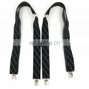 Yiwu Wholesale Fashion X Shape Jacquard Braces Suspenders for Men Custom Suspenders Men's Suspenders thumbnail-6