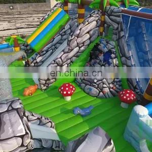 HI 0.55mm PVC Kids and Adults Inflatable Dinosaur Amusement Park Games for Sale From China Factory thumbnail-6