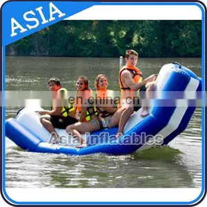 Floating Water Pool Toys Inflatable Single Water Totter Seesaw thumbnail-1