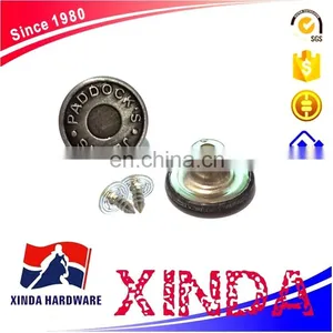 17mm Metal Buttons, With Custom Design, Rhinestone Buttons thumbnail-1