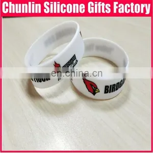 Hot Sale Personalized Ink Filled Silicone Bracelet for Promotional Gift thumbnail-6