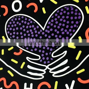 Skull Pvc Patch Iron on 2D Rubber Label thumbnail-2