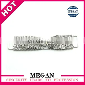 Silver Rhinestone Connectors Bikini& Crystal Connectors for Garment Accessories thumbnail-1