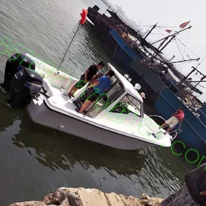 8.6m Fiberglass Boat With Twin Engines Fishing Boat thumbnail-2