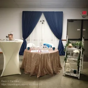 Aluminum Cheap Adjustable White Pipe and Drape for Wedding Mandap thumbnail-1