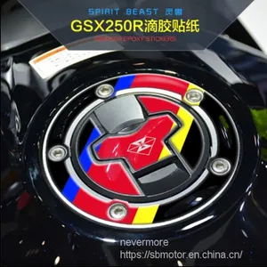 Spirit Beast Motorcycle Modified Creative Fuel Tank /key Ring Stickers for SuzukiGSX250R L2 thumbnail-1