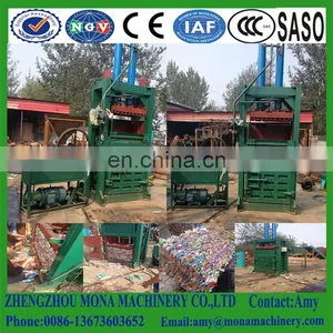 Waste Baling!!! 2018 New Arrival Vertical Hydraulic Baler for Wool Hydraulic Wool Press/wool Baling Press Machine thumbnail-4