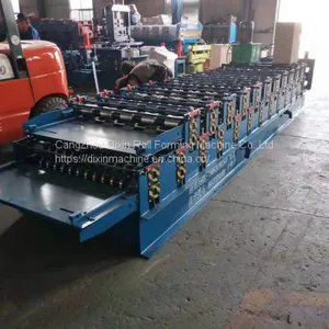 NEW Typ Double Layer Roof Automatic Tile Roll Making Forming Machine thumbnail-5