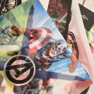 PLASTICLENTICULAR Flexible Lenticular for t Shirt Fabric 3d Sheets Tshirt Soft Custom Flip Lenticular Clothing thumbnail-3
