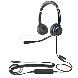 China Beien FC22 RJ Business Telephone Headset for Call Center Customer Service Multimedia Teaching Headset thumbnail-1