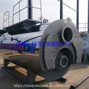 3t/H Industrial Horizontal Firetube LNG LPG Natural Gas Fired Steam Boiler for Brewery Plant thumbnail-3