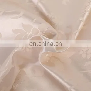 High Quality Plain Polyester Jacquard Satin Fabric Fashion thumbnail-3