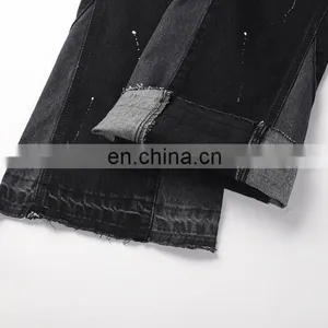 DiZNEW WHOLESALE BIKER LOOSE STRAIGHT SLIM FIT BIKER JEANS MEN thumbnail-7