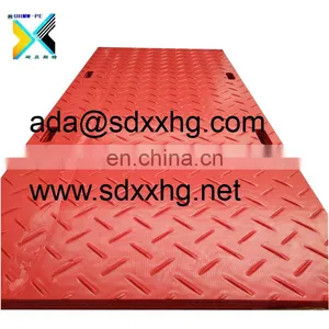 High Density Polyethylene HDPE Durabase Anyaman Untuk HDPE Jalan Tikar Flooring Mat Turf Protection Truck Support Plate thumbnail-5