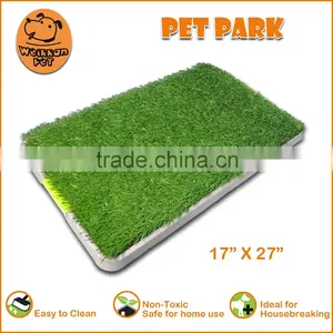 (1008) 3-pieces Plastic Grass Pet Mat as Seen on TV Pet Potty Patch thumbnail-1