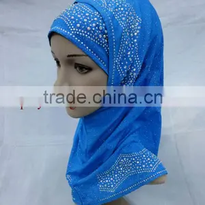 A475 Popular ISLAMIC HIJAB Beaded al Amira 2pcs MUSLIM HIJAB thumbnail-3