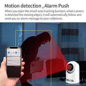 Camera Tuya Smart Surveillance Camera Automatic Tracking Smart Home Security Indoor WiFi Wireless Baby Monitor thumbnail-5