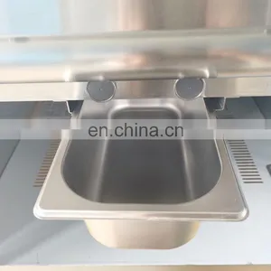 Stainless Steel Gas Griddle With Cabinet(1/3 Grooved)(CE Cerificate) thumbnail-5