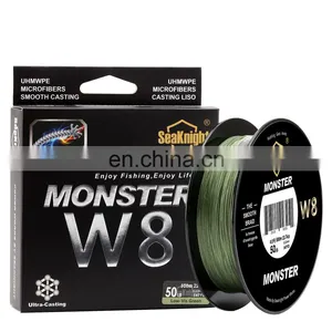 8 Strands 500m Smooth PE Tackle Fishing Line 6 Colors Polyethylene Power Braided Line thumbnail-2