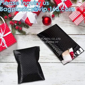 Anti-Shock Slider Air Ziplock Bubble Bag, Colored Bubble Packaging, Makeup Cosmetic Zipper Packaging Pouch thumbnail-1