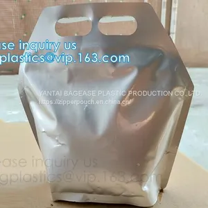 Aseptic Soap Milk Juice Water Red Wine Pack Plastic Bag In Box 5 L With Spout Tap,2L 3L 5L Plastic Valve Wine Bag in Box thumbnail-4