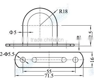 04356 Truck and Trailer Rope Eyedolt Elastic Rope Hook thumbnail-2