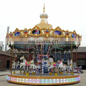 Top Amusement Children Play Kids Games Carousel Machine for Sale Price thumbnail-1